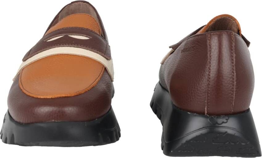 Wonders Bruine Dames Loafers Brown Dames