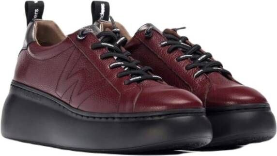 Wonders Burgundy Dorita Sneaker Red Dames