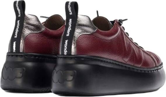 Wonders Burgundy Dorita Sneaker Red Dames