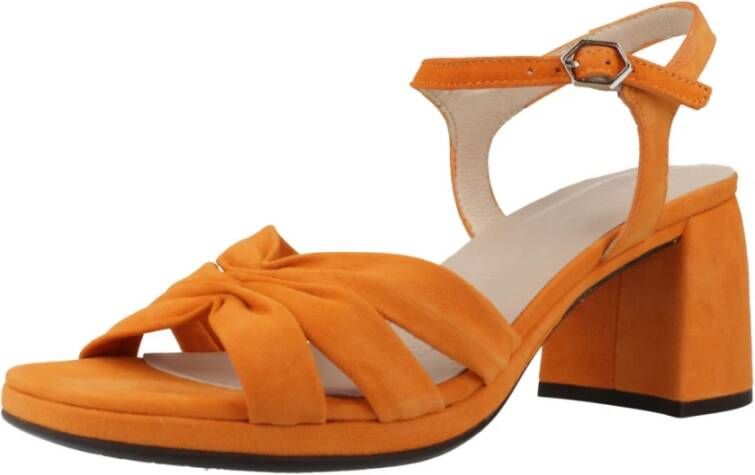 Wonders Elegant High Heel Sandals Orange Dames