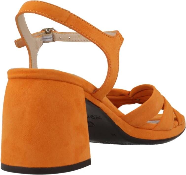 Wonders Elegant High Heel Sandals Orange Dames