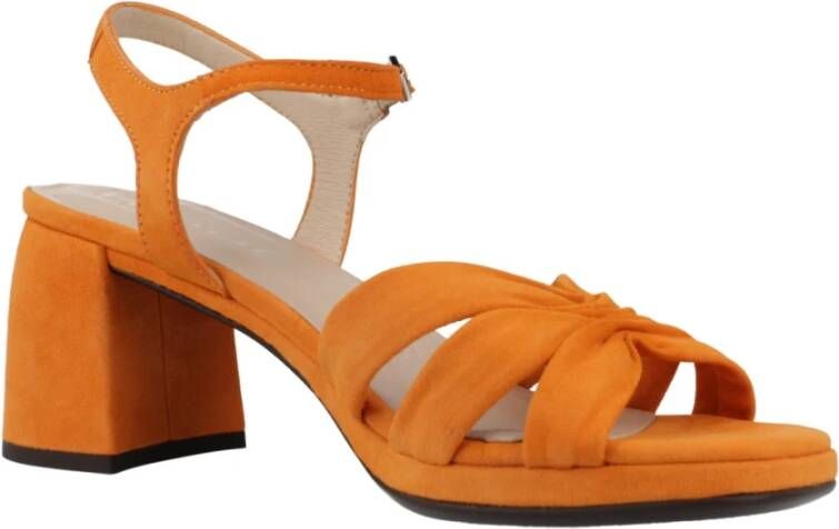 Wonders Elegant High Heel Sandals Orange Dames