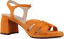 Wonders Elegant High Heel Sandals Orange Dames - Thumbnail 6