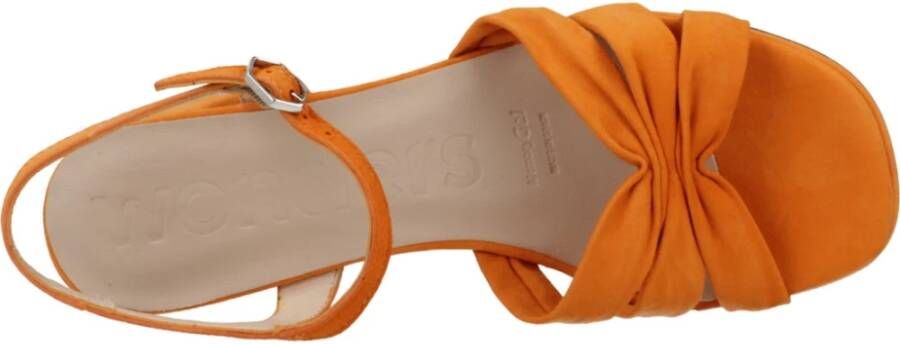 Wonders Elegant High Heel Sandals Orange Dames