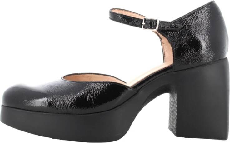 Wonders Elegante Plateauhakken Black Dames