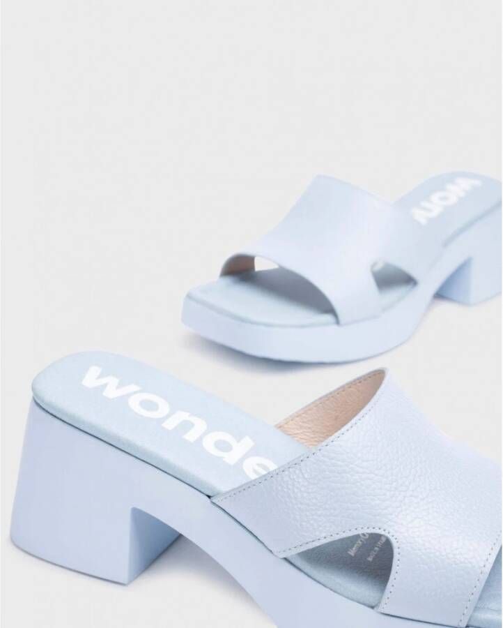 Wonders Flat Sandals Blauw Dames