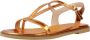 Wonders Flat Sandals Gray Orange Dames - Thumbnail 9