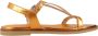 Wonders Flat Sandals Gray Orange Dames - Thumbnail 11