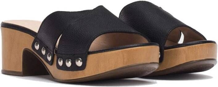 Wonders Flat Sandals Zwart Dames