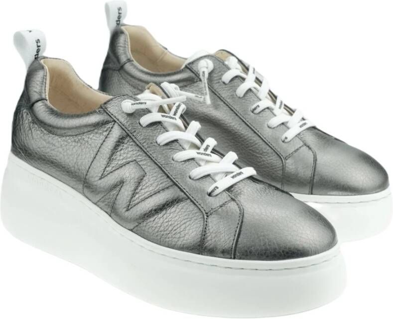 Wonders Grijze Dames Sneaker Dorita Gray Dames