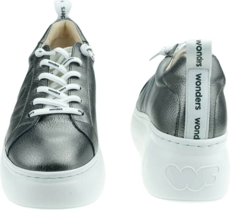 Wonders Grijze Dames Sneaker Dorita Gray Dames