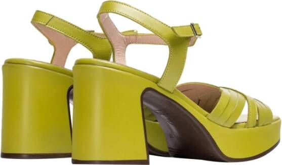 Wonders Groene sandalen met hak Green Dames