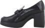 Wonders Klassieke Dames Loafer Hakken in Zwart Black Dames - Thumbnail 2