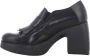 Wonders Klassieke Dames Loafer Hakken in Zwart Black Dames - Thumbnail 2