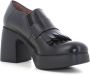 Wonders Klassieke Dames Loafer Hakken in Zwart Black Dames - Thumbnail 3