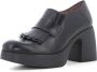 Wonders Klassieke Dames Loafer Hakken in Zwart Black Dames - Thumbnail 5