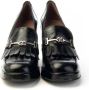 Wonders Leren Mocassin met Hak voor Vrouwen Black Dames - Thumbnail 5