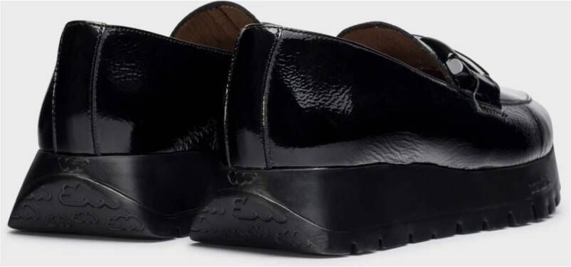 Wonders Mocasines Rose Negros Color: Negro Black Dames