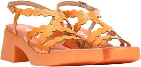 Wonders Oranje Lage Sandalen Comfort Elegantie Orange Dames