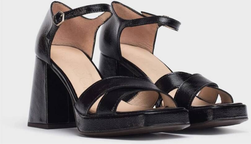 Wonders Sandalias Julia Charol Color: Negro Black Dames