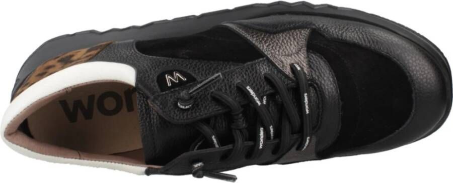 Wonders Sportieve Sneakers voor Actieve Levensstijl Black Dames