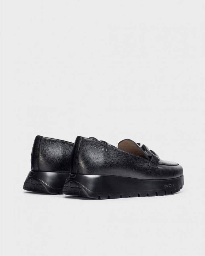 Wonders Stijlvolle Loafer met Comfortabele Fly-Zool Black Dames