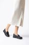 Wonders Stijlvolle Loafer met Comfortabele Fly-Zool Black Dames - Thumbnail 5