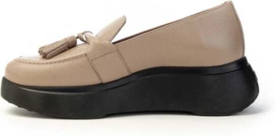 Wonders Stijlvolle Loafer met Kwastjes voor Vrouwen Beige Dames