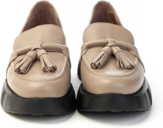 Wonders Stijlvolle Loafer met Kwastjes voor Vrouwen Beige Dames