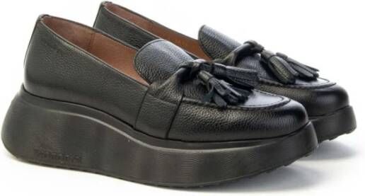 Wonders Stijlvolle Loafer met Kwastjes voor Vrouwen Black Dames