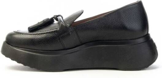 Wonders Stijlvolle Loafer met Kwastjes voor Vrouwen Black Dames