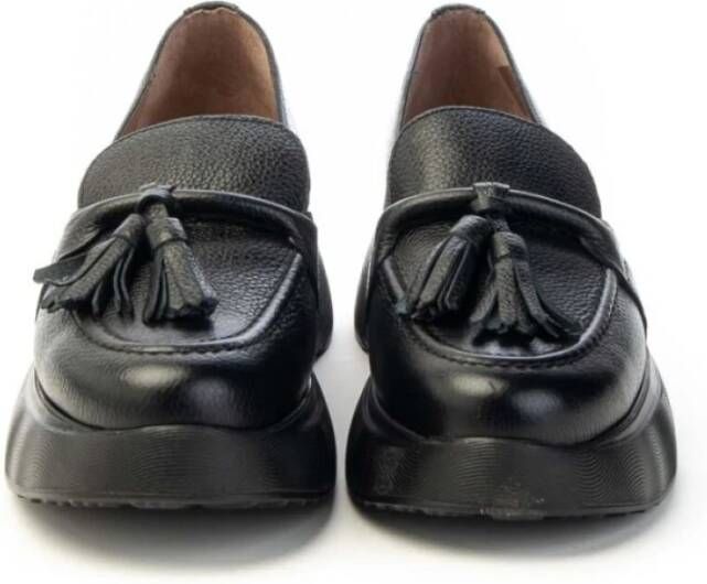 Wonders Stijlvolle Loafer met Kwastjes voor Vrouwen Black Dames