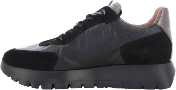 Wonders Trendy Zwarte Sneakers voor Vrouwen Black Dames