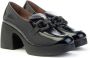 Wonders Zwarte Bedrukte Patent Tucson Loafer Black Dames - Thumbnail 2