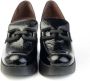 Wonders Zwarte Bedrukte Patent Tucson Loafer Black Dames - Thumbnail 5