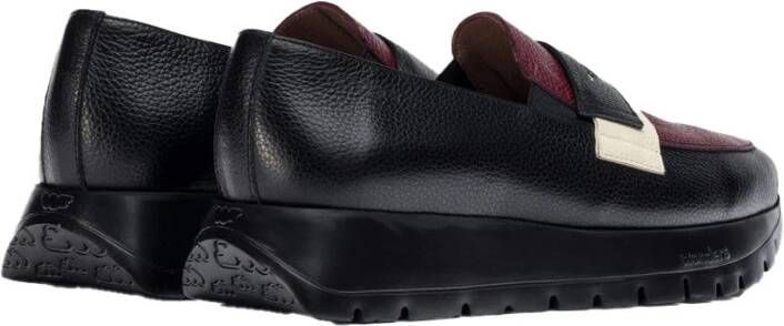 Wonders Zwarte dames loafers lichtgewicht sleehakken Black Dames