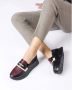 Wonders Zwarte dames loafers lichtgewicht sleehakken Black Dames - Thumbnail 4