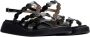 Wonders Zwarte Lage Sandalen Elegant Comfortabel Black Dames - Thumbnail 3