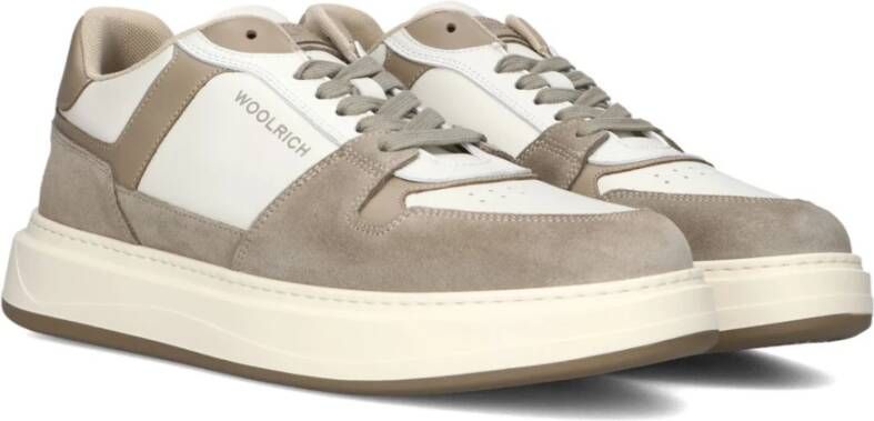 Woolrich Arrow Court Man Sneakers Beige Heren