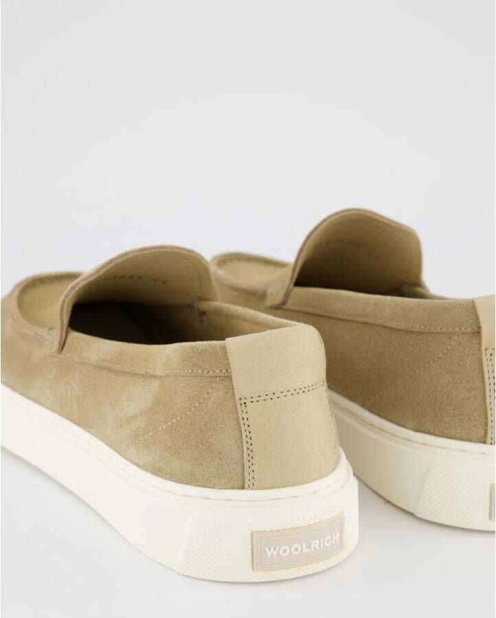 Woolrich Beige Slip On Loafers Beige Heren