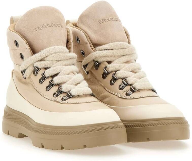 Woolrich Beige Dameslaarzen Beige Dames