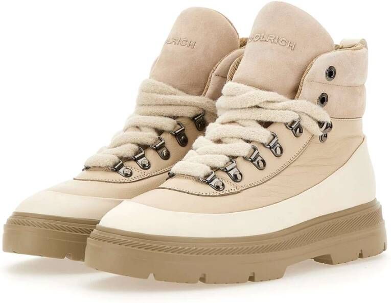 Woolrich Beige Dameslaarzen Beige Dames