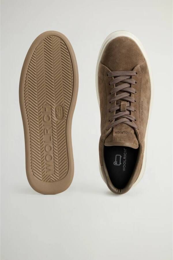 Woolrich Beige Sneakers voor Mannen en Vrouwen Beige Heren