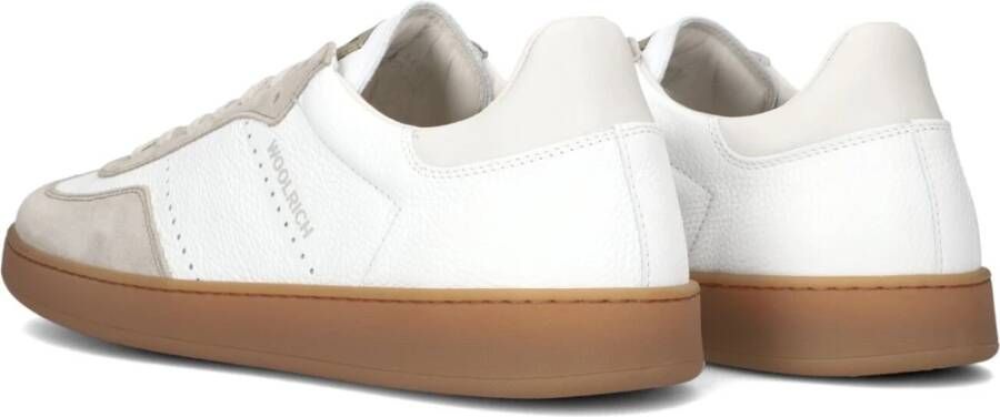 Woolrich Beige Suède Lage Sneakers Beige Heren