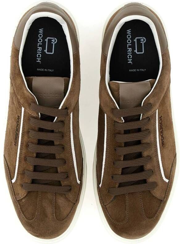 Woolrich Bruine Sneakers Brown Heren