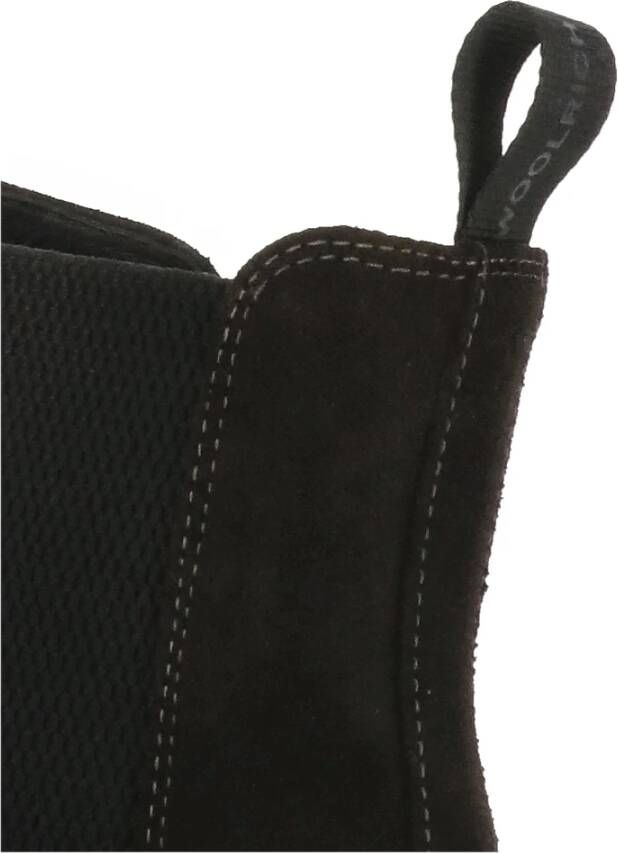 Woolrich Bruine Suède Chelsea Boots met Rubberen Zool Brown Heren