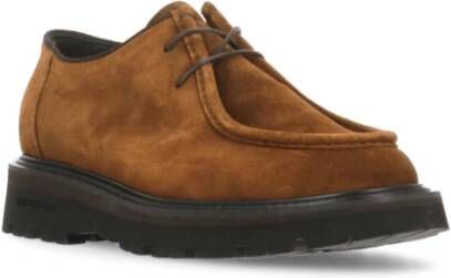 Woolrich Bruine Suède Veterschoenen Brown Heren