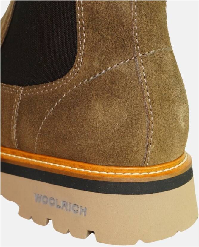 Woolrich Chelsea Suède Enkellaarzen Brown Heren