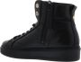 Woolrich Classic Court Mid Hoge sneakers Leren Sneaker Dames Zwart - Thumbnail 6