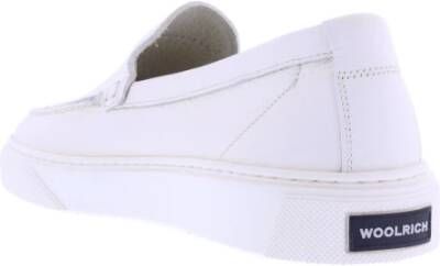 Woolrich Heren Boat Shoe Nappa White Heren